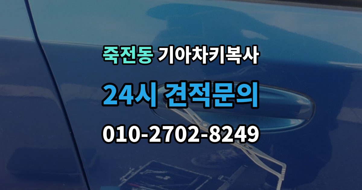 용인시 수지구 죽전동 기아 차키 복사 현장 방문으로 가능한 상황과 제한