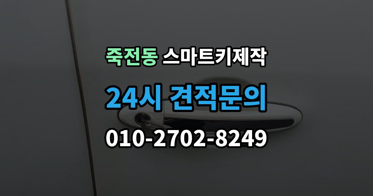 용인시 수지구 죽전동 스마트키 제작 보안 신호 이상을 진단하는 방법