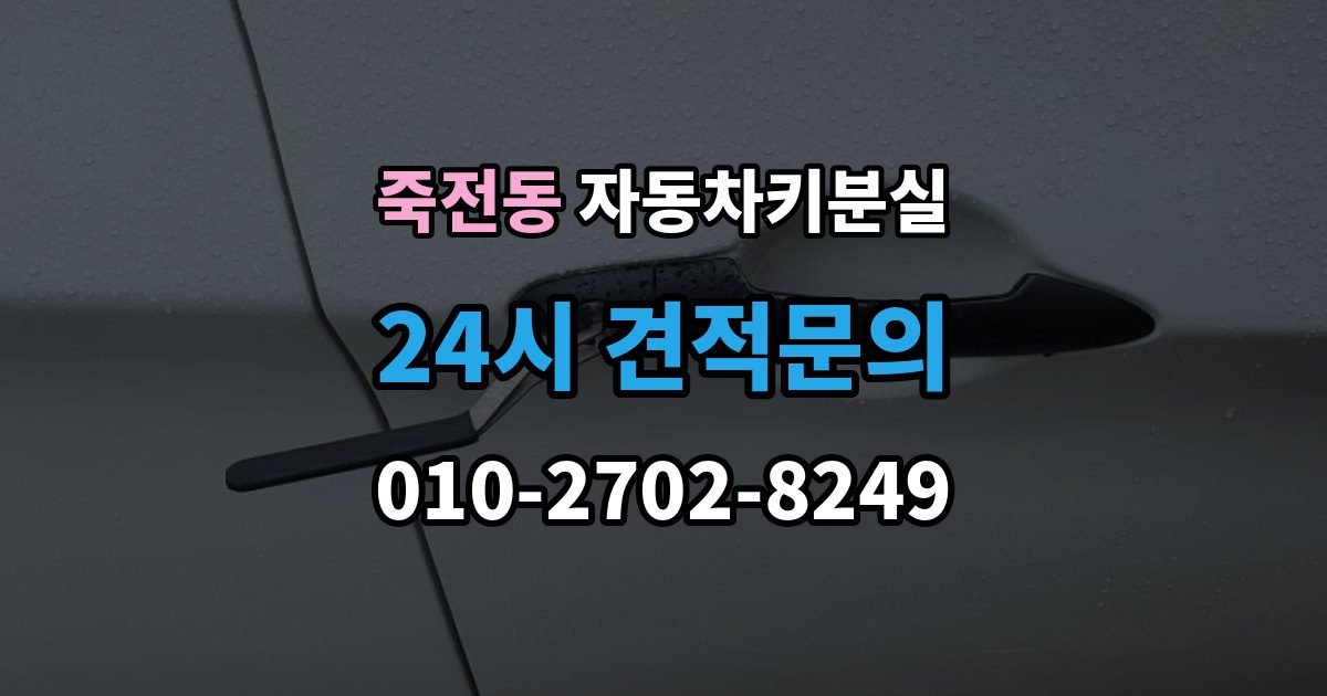 용인시 수지구 죽전동 차 키 잃어버렸을 때 출장 안내 - 여행지에서 잃어버렸을 때 대처 방법