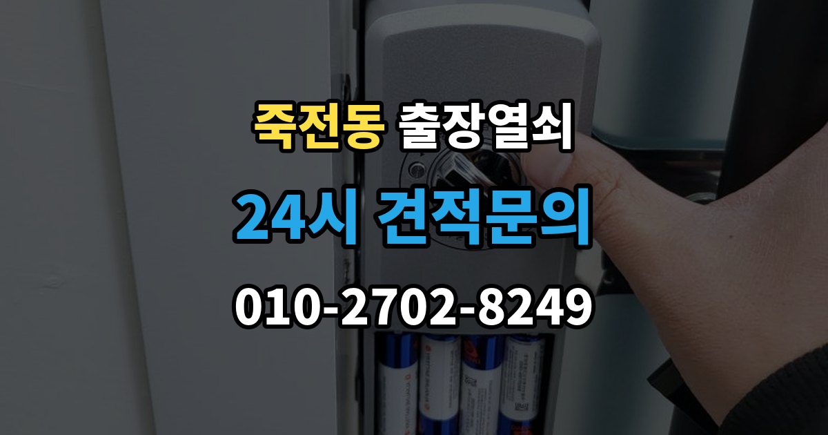 용인시 수지구 죽전동 출장 열쇠 키를 잃었을 때 선택할 수 있는 방법