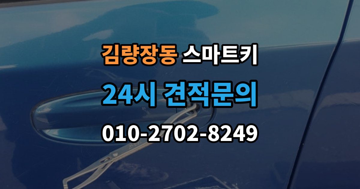 김량장동 스마트키 출장 안내 - 버튼 반응이 느릴 때 원인 살펴보기