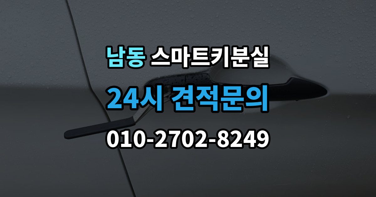용인시 처인구 남동 스마트키 분실 배터리 경고가 떴을 때 살필 항목