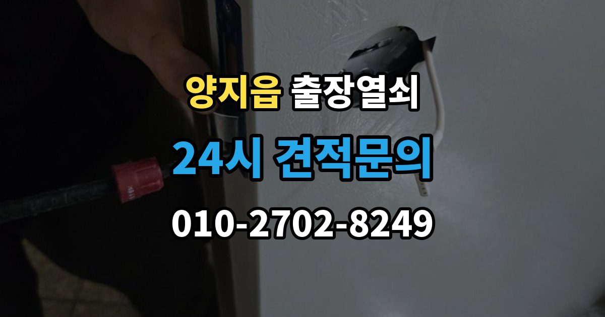 양지읍 출장 열쇠 출장 안내 - 현장 사진으로 먼저 물어볼 항목