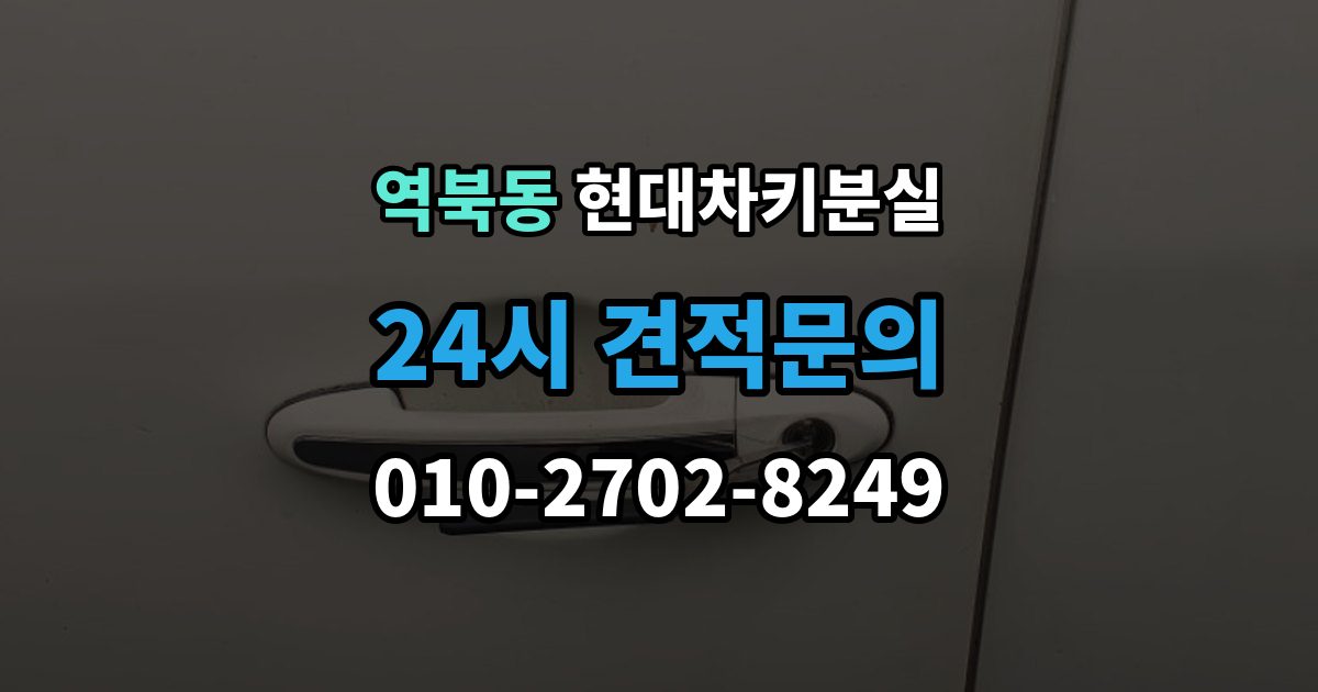 역북동 현대 차키 분실 출장 안내 - 운행 중 경고가 뜨는 경우와 원인