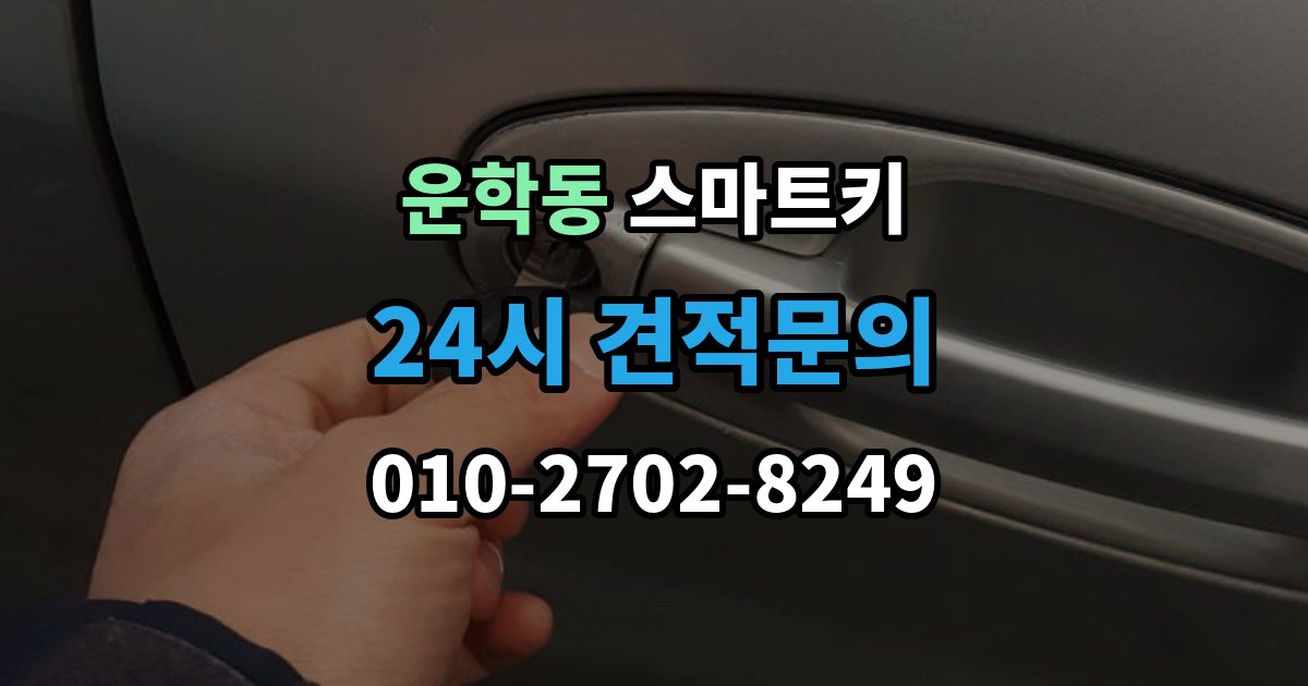 운학동 스마트키 등록 오류가 발생하는 상황