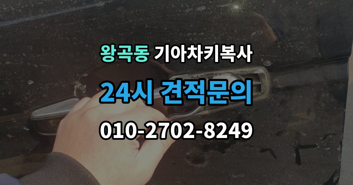왕곡동 기아 차키 복사 출장 안내 - 차문만 열리는 키와 시동키 구분하는 법