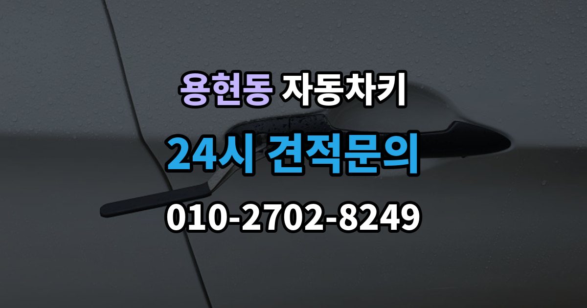 의정부시 용현동 자동차키 종류가 차종마다 다른 이유