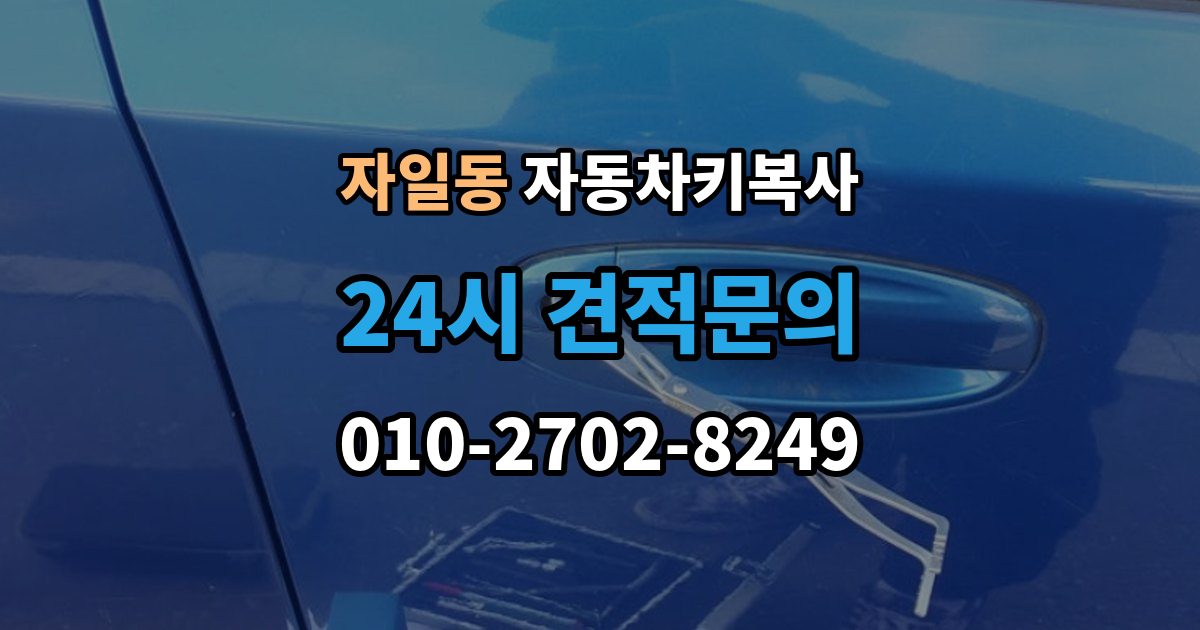 자일동 자동차키 복사 잠긴 차량 문을 여는 서비스 선택 기준