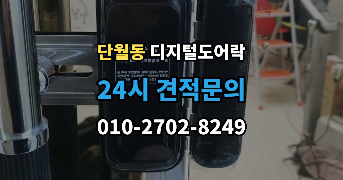 이천시 단월동 디지털 도어락 핸들 일체형과 분리형, 현관에 맞는 선택법