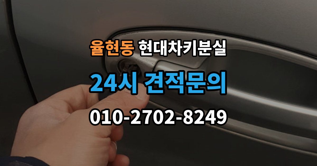 이천시 율현동 현대 차키 분실 운행 중 경고가 뜨는 경우와 원인
