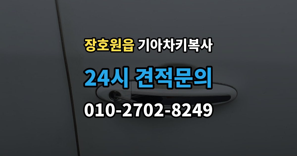 장호원읍 기아 차키 복사 출장 안내 - 키칩 등록과 단순 복사의 차이