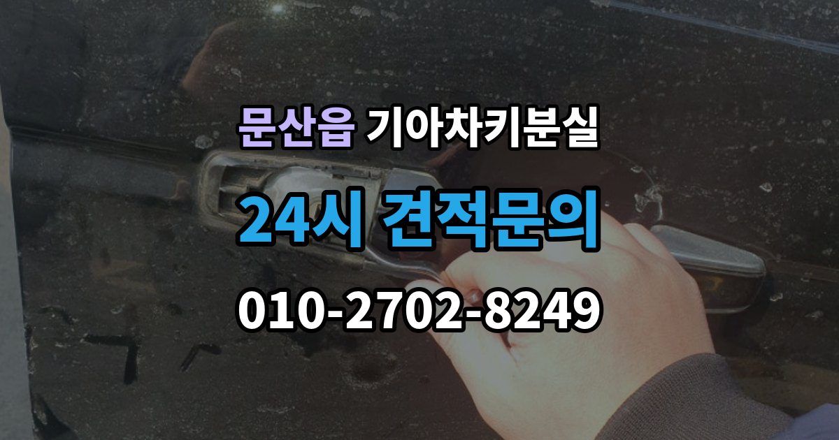 파주시 문산읍 기아 차키 분실 출장 안내 - 운행 중 경고가 뜨는 경우와 원인