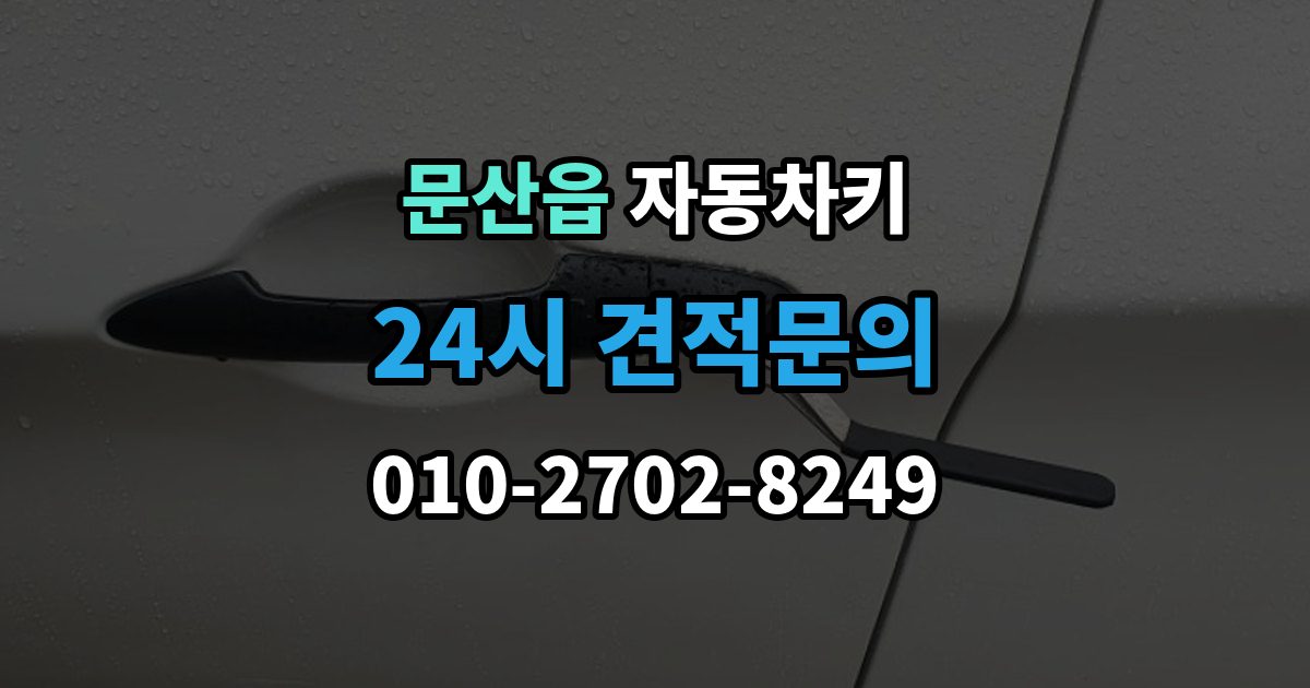 파주시 문산읍 자동차키 차종에 따라 달라지는 스마트키 방식