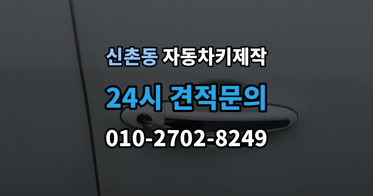 파주시 신촌동 자동차키 제작 키 코드 조회가 막혔을 때 대안