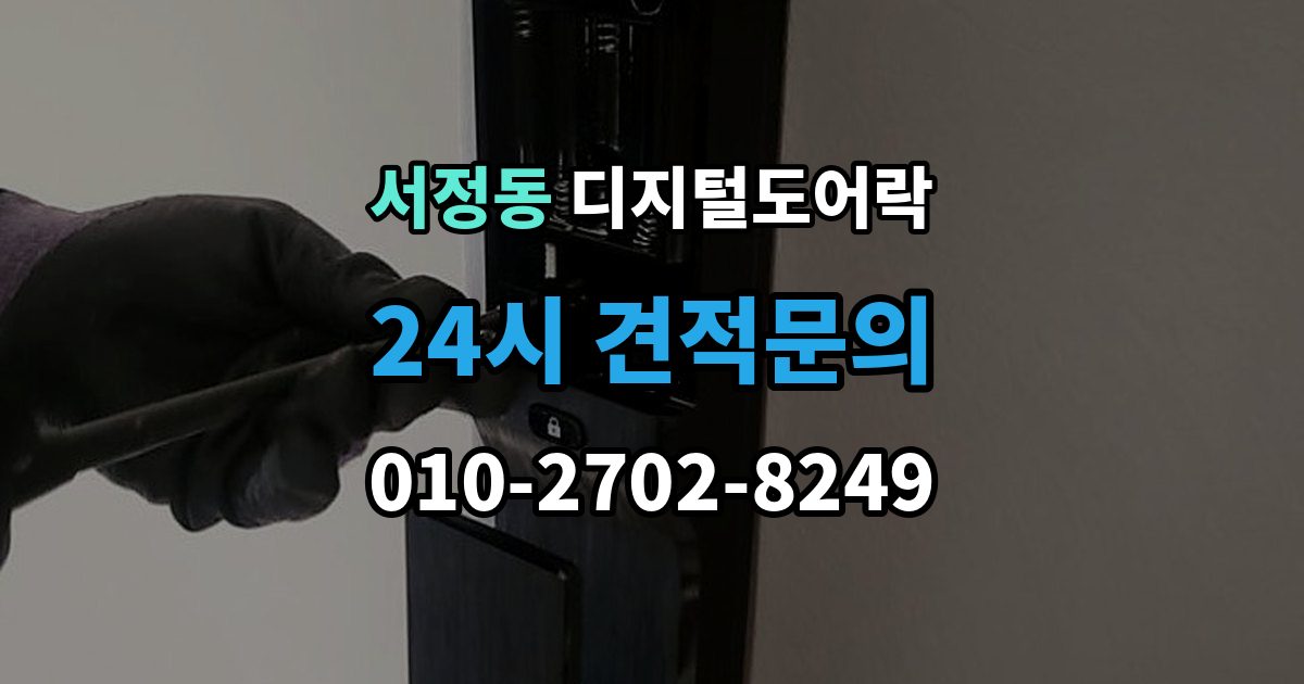 평택시 서정동 디지털 도어락 출장 안내 - 손잡이 타입별 장단점, 현관 환경에 맞추는 법
