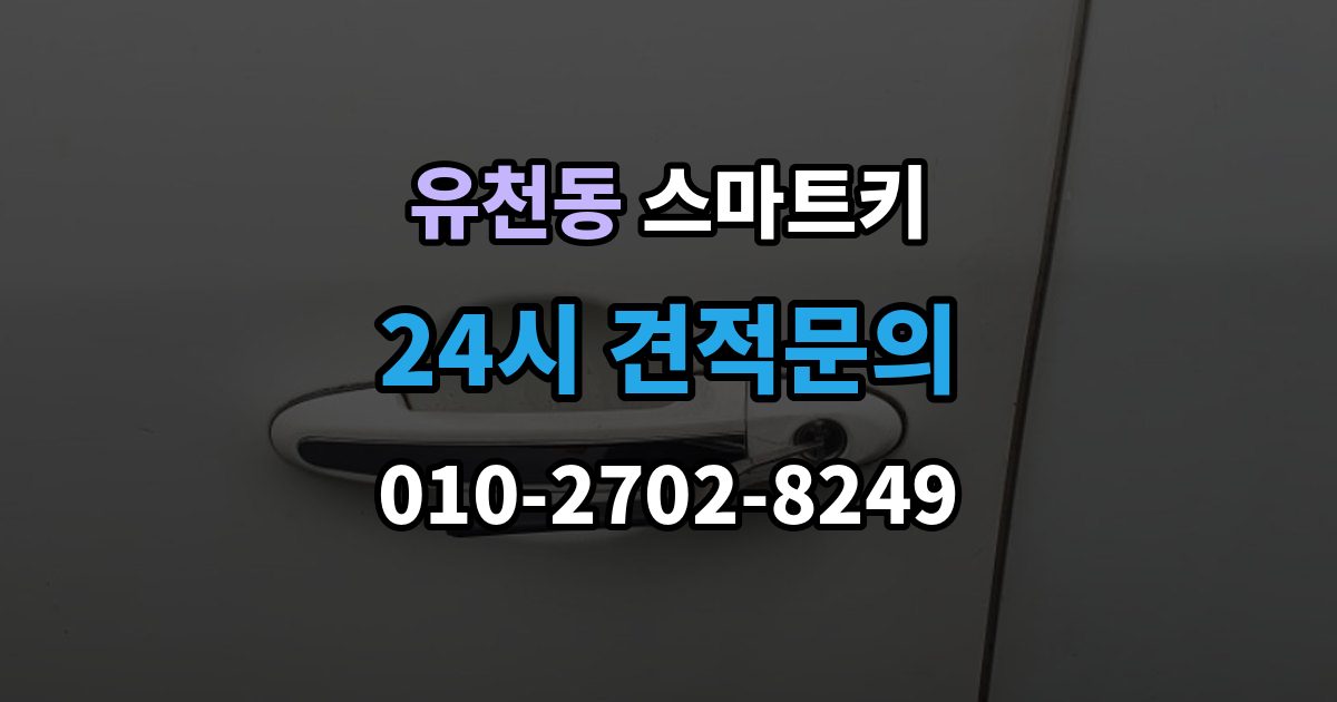 평택시 유천동 스마트키 배터리 종류별 특징과 선택 기준