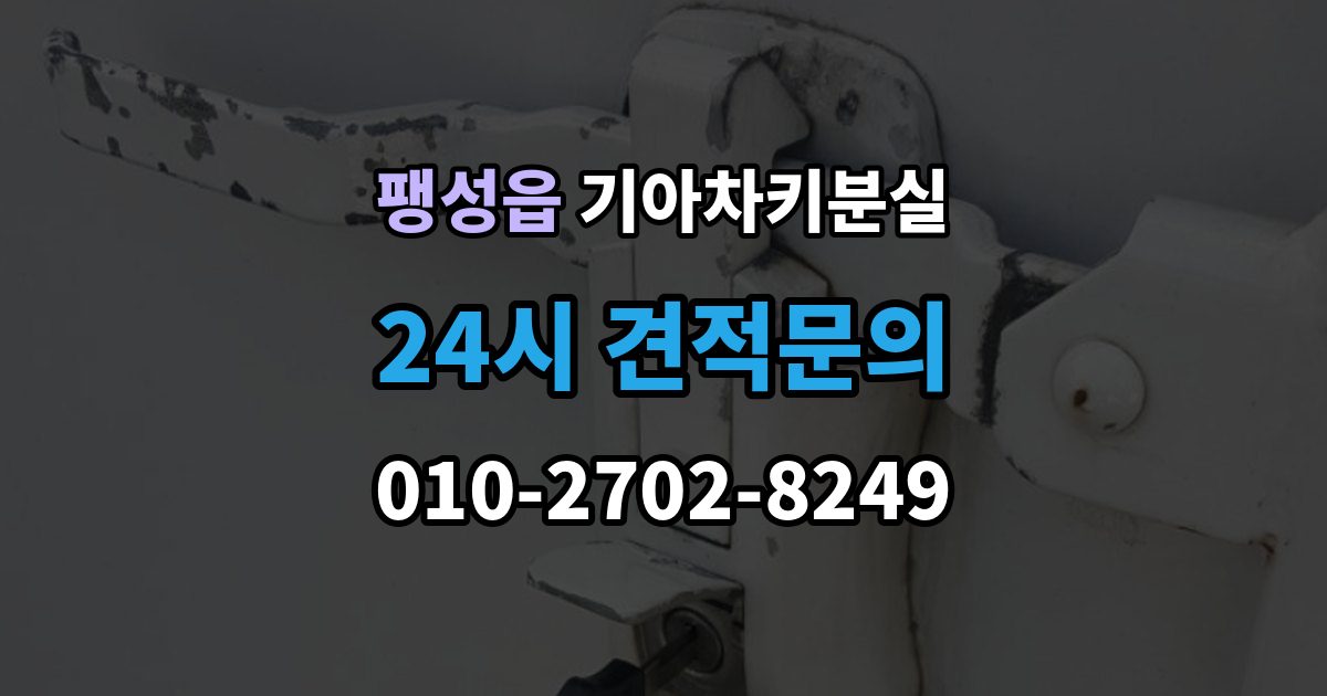 팽성읍 기아 차키 분실 출장 안내 - 키 등록 전에 알아두면 좋은 절차