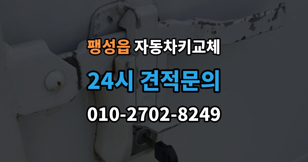 팽성읍 자동차키 교체 도어락 손상 여부 확인하기