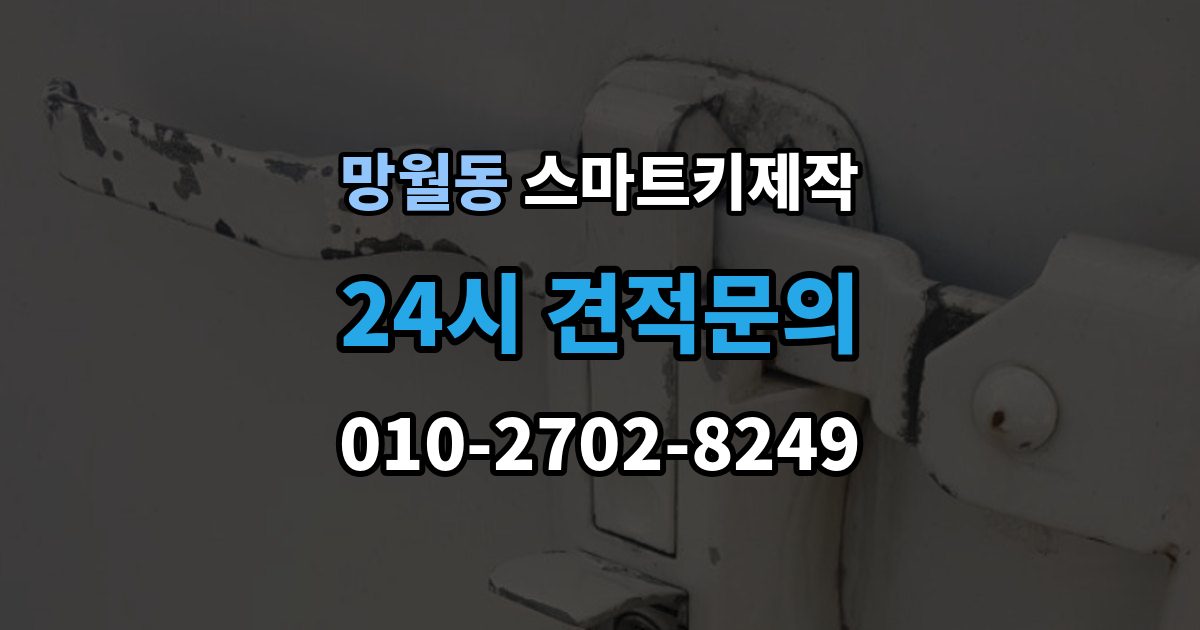 망월동 스마트키 제작 제조사별 방식 차이로 달라지는 준비 사항