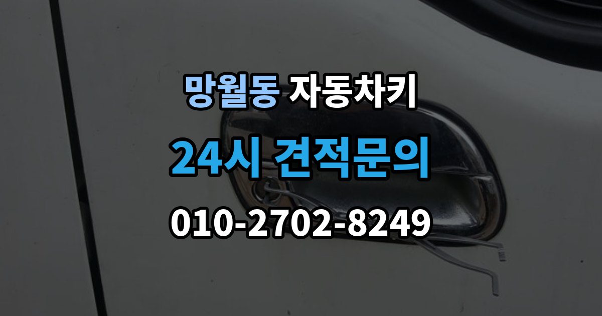 망월동 자동차키 차종별 키 구조 차이와 사용 방식 정리
