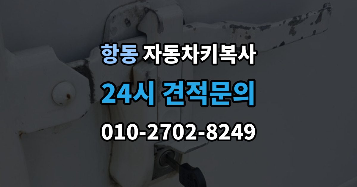하남시 항동 자동차키 복사 예비키를 마련해두면 좋은 때