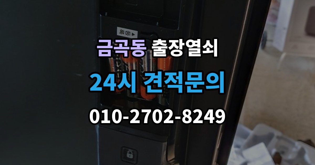 화성시 동탄구 금곡동 출장 열쇠 출장 안내 - 문 종류별 작업 방식과 주의점