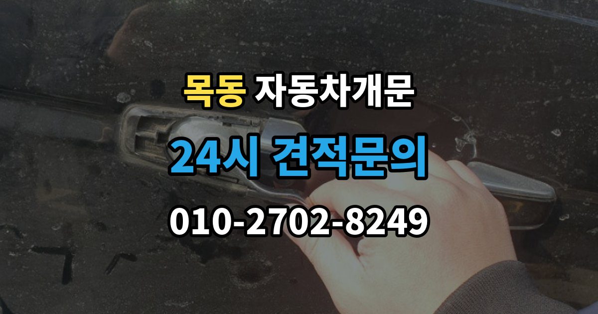 화성시 동탄구 목동 차 문 잠겼을 때 빗길이나 눈길에서 잠겼을 때 대처