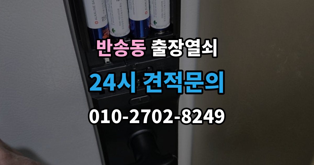 화성시 동탄구 반송동 출장 열쇠 도어 손상 줄이려면 어떤 점을 봐야 하나
