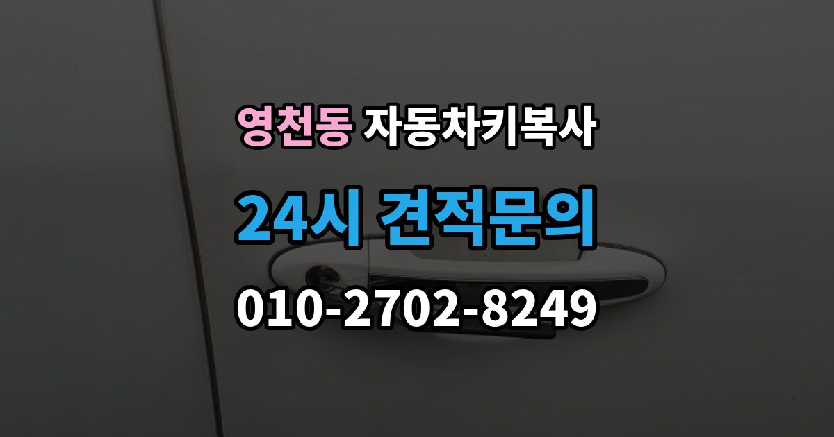 화성시 동탄구 영천동 자동차키 복사 정품과 호환품 차이