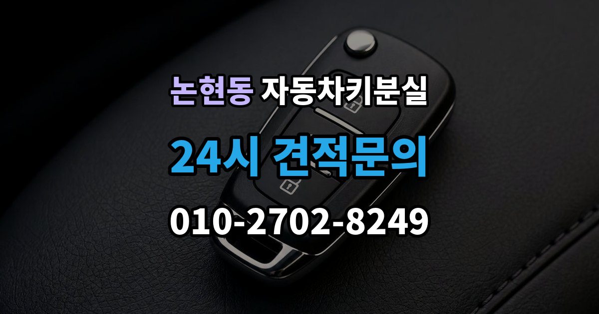 강남구 논현동 차 키 잃어버렸을 때 비 오는 날 야외에서 잃어버렸을 때
