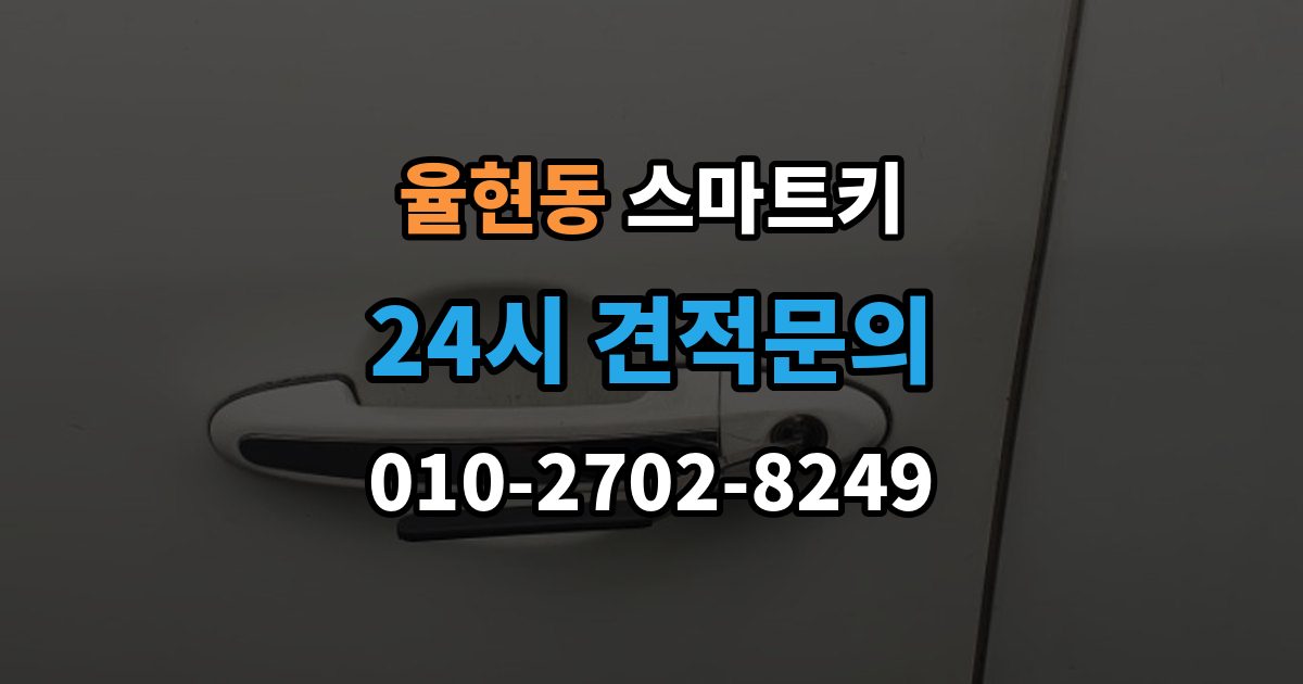 강남구 율현동 스마트키 경고등 점등과 인식 오류가 같이 올 때