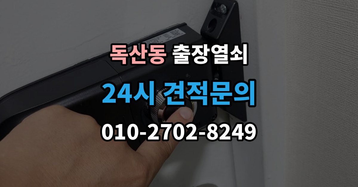 독산동 출장 열쇠 차키 분실 시 현장 대응과 대체 방법