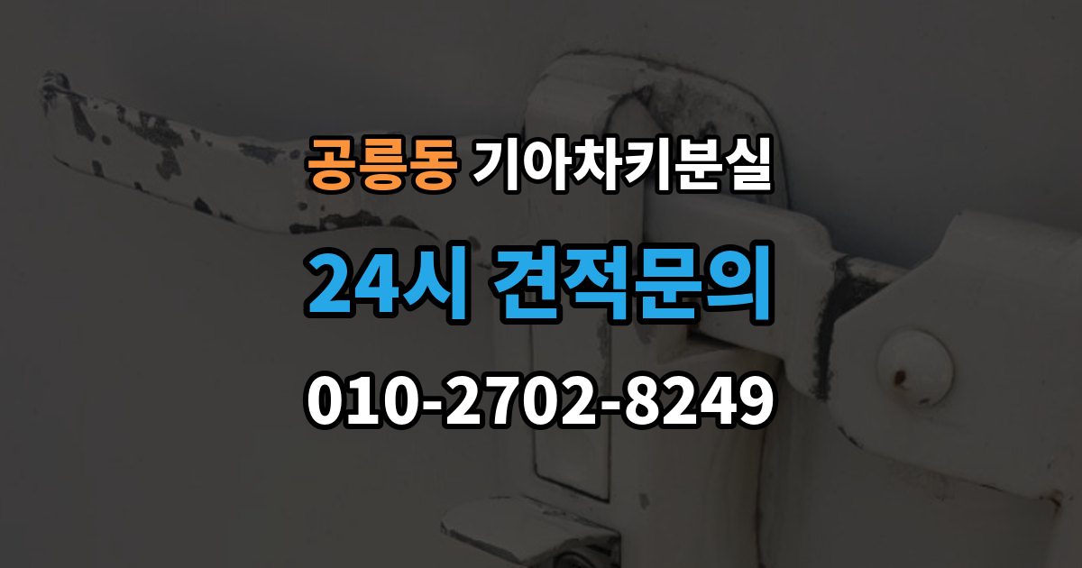 공릉동 기아 차키 분실 원격 잠금 해제가 안 될 때 점검 항목