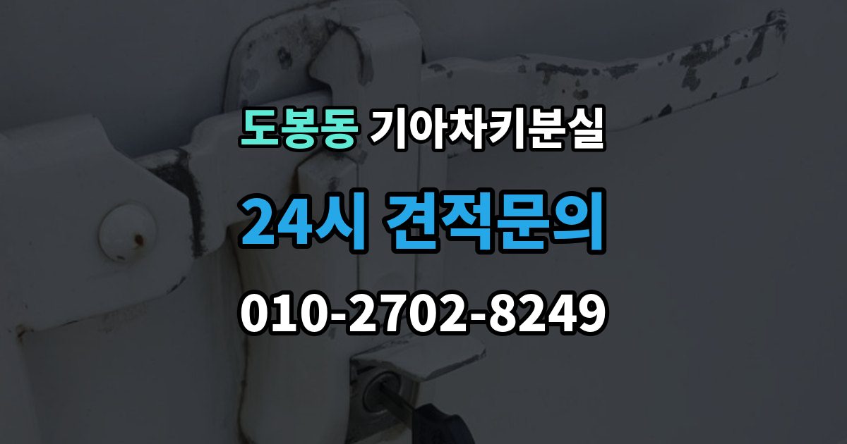 도봉동 기아 차키 분실 앱 로그아웃 후 다시 연동해야 하는 상황