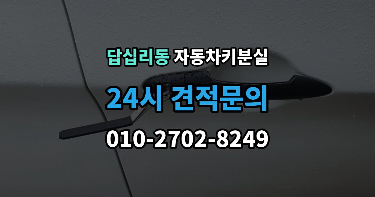 답십리동 자동차키 분실 문이 열려도 경고등이 뜰 때 살펴볼 부분