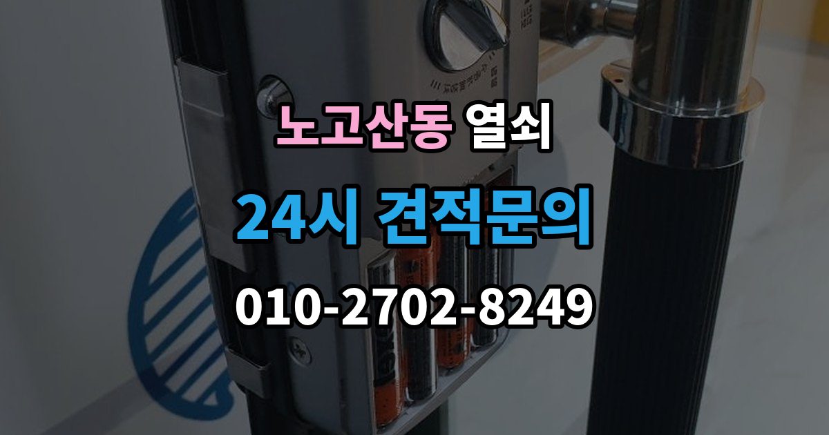 노고산동 열쇠 도어락 초기화가 필요한 상황과 주의사항
