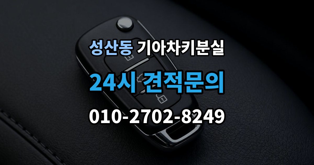 마포구 성산동 기아 차키 분실 원격 잠금 해제가 안 될 때 점검 항목