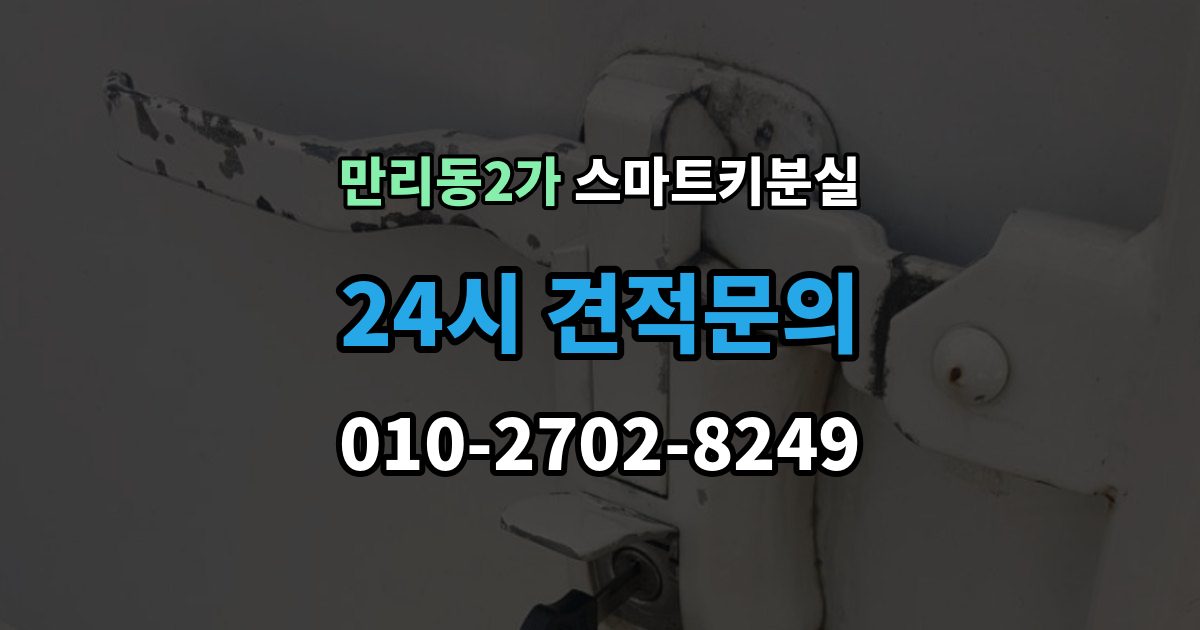 만리동2가 스마트키 분실 차량 문이 잠긴 채 보일 때 상담 전 확인할 점