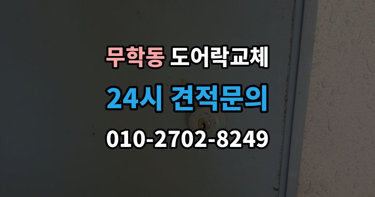 무학동 도어락 교체 아이가 열쇠를 자주 잃어버리는 집의 교체 선택