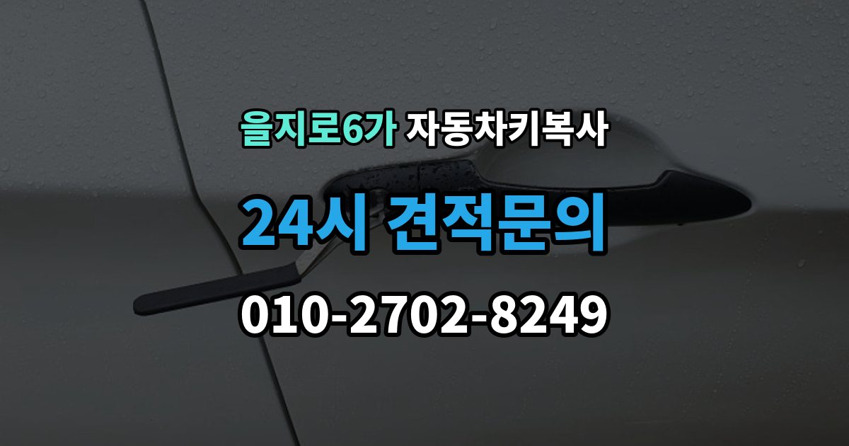을지로6가 자동차키 복사 차량 도어만 여는 기능이 가능한지 살펴보기