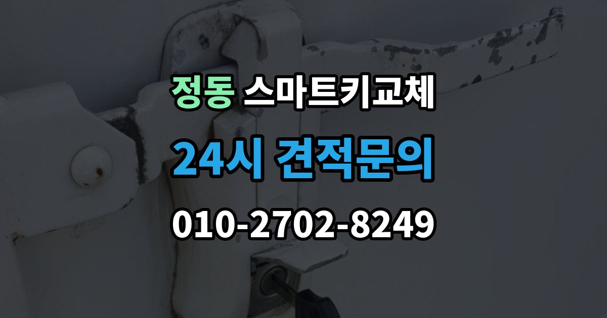 서울 중구 정동 스마트키 교체 예비키 없이 남았을 때 이동 수단부터 생각하기