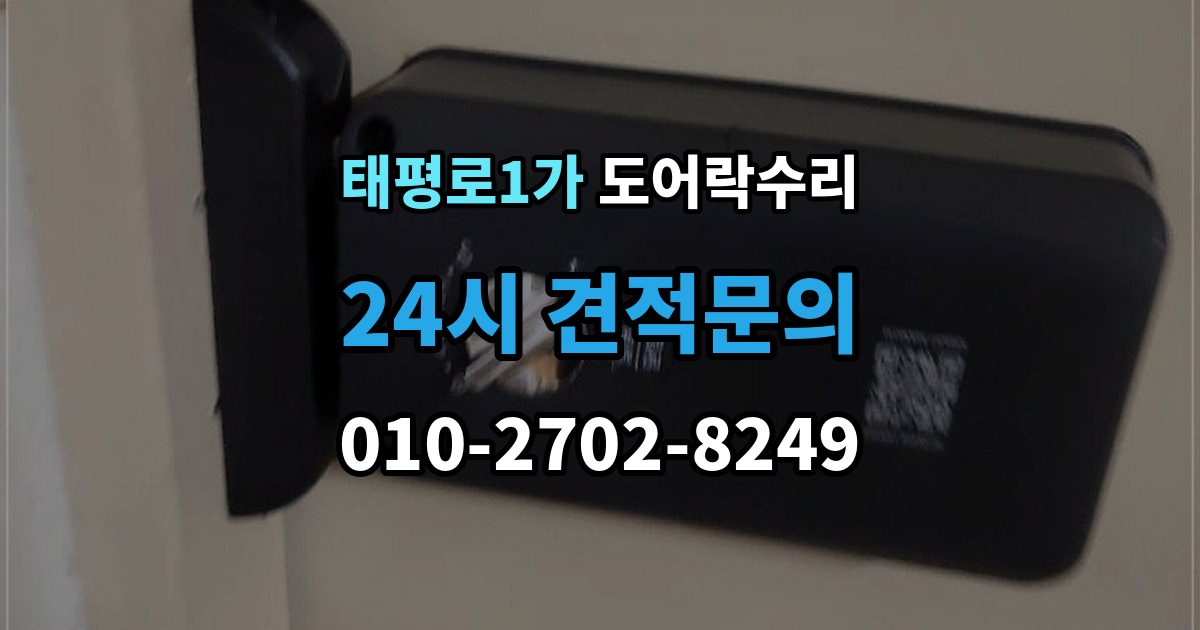 서울 중구 태평로1가 도어락 수리 오래 사용한 제품에서 자주 보이는 이상 증상