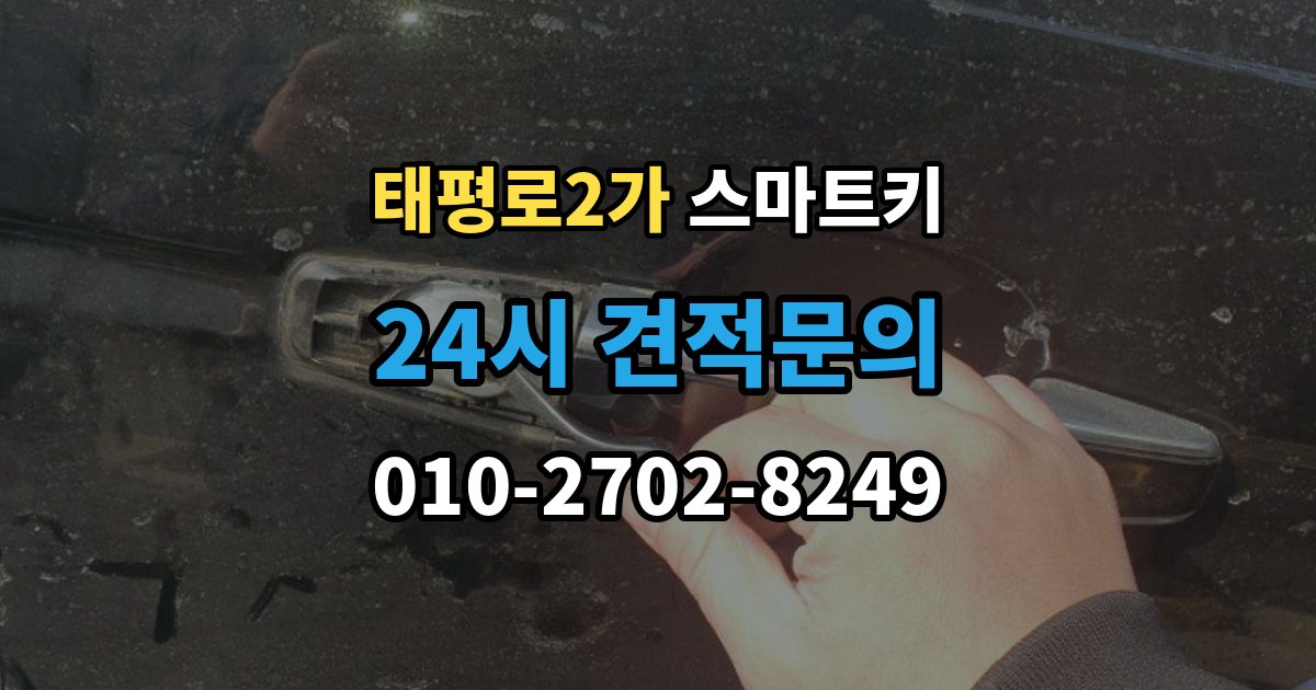 서울 중구 태평로2가 스마트키 배터리 종류 고르는 기준