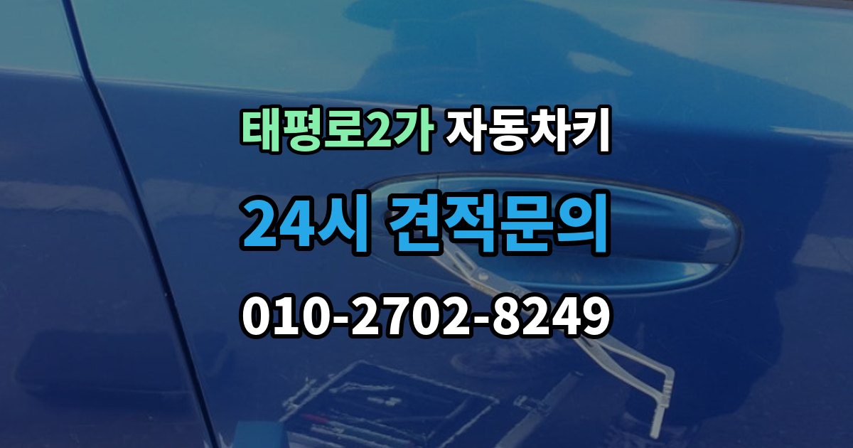 서울 중구 태평로2가 자동차키 키 버튼만 교체할 수 있는지 확인하기