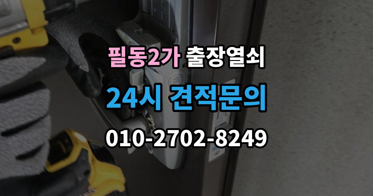 필동2가 출장 열쇠 차량 문 종류에 따라 달라지는 작업 방식