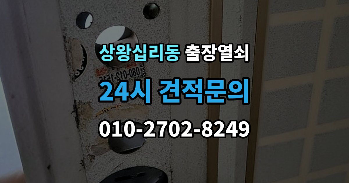 상왕십리동 출장 열쇠 차키 분실 시 현장 대응과 대체 방법