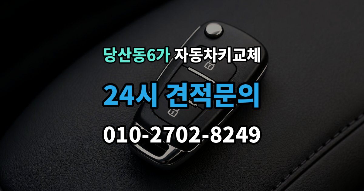 당산동6가 자동차키 교체 추가 제작이 필요한 대표 사례