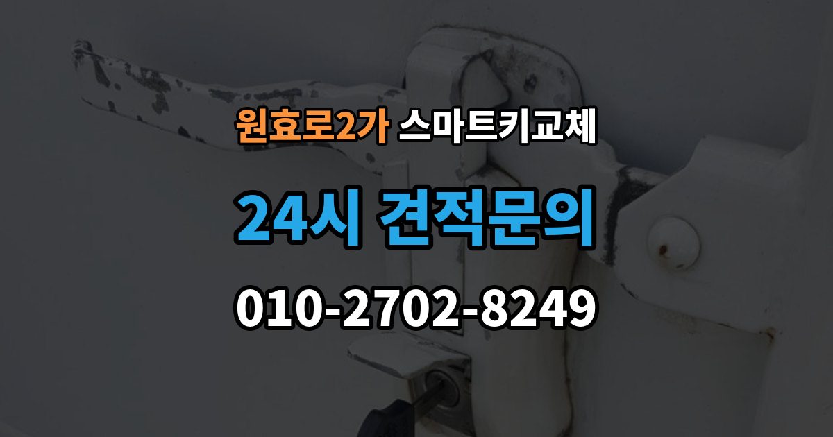 원효로2가 스마트키 교체 버튼 반응이 둔할 때 의심할 원인