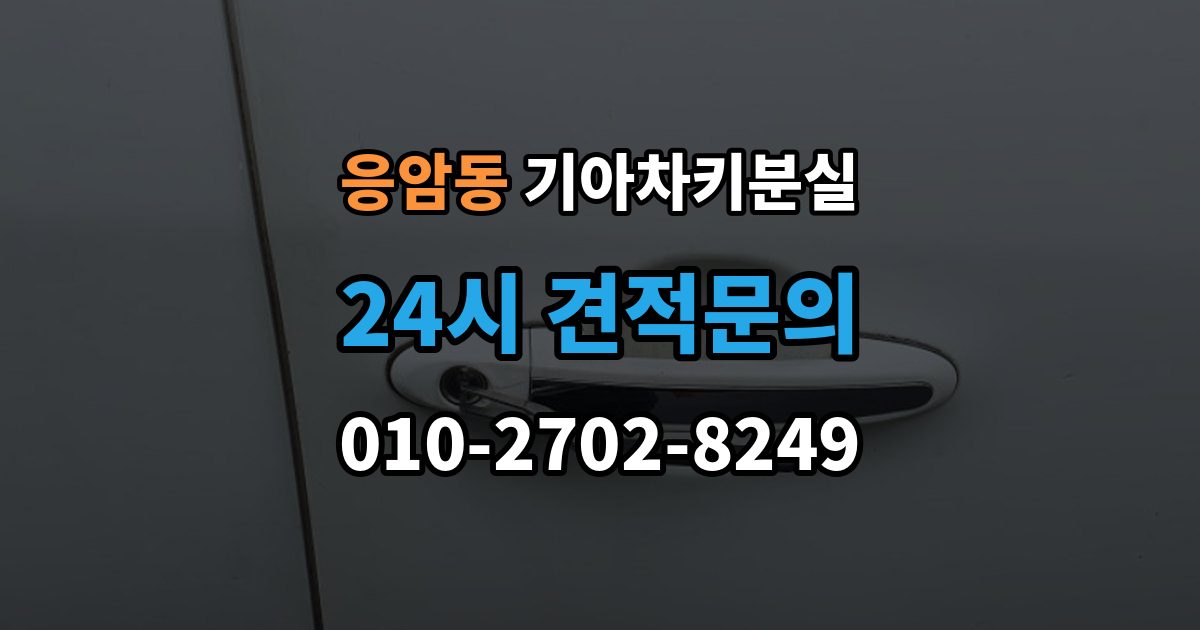 응암동 기아 차키 분실 출장 안내 - 운행 중 경고가 뜨는 경우와 원인