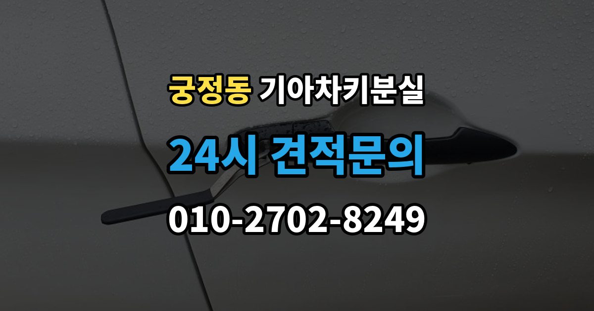궁정동 기아 차키 분실 출장 안내 - 앱에 차량이 안 보일 때 살펴볼 설정